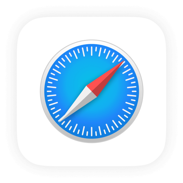 different web browsers